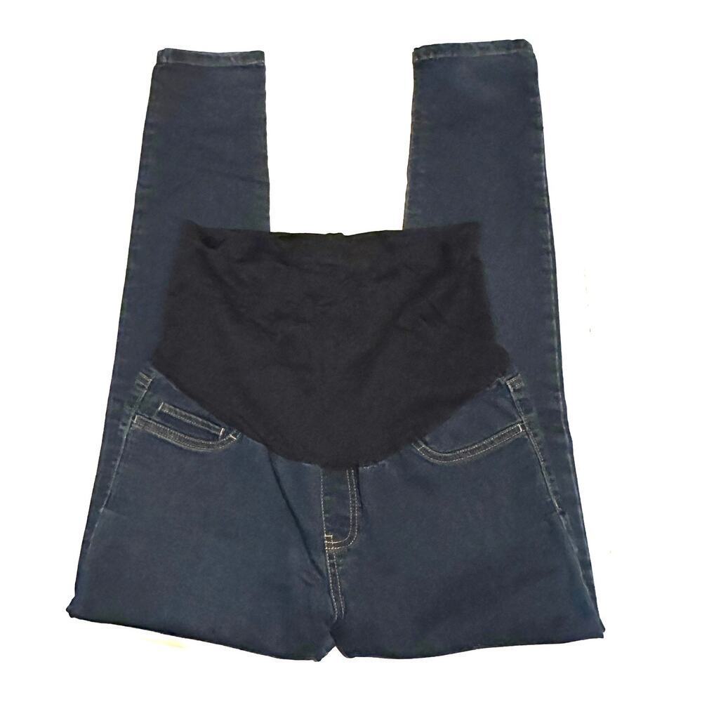 Liz Lange Maternity Full Panel Denim Skinny Jeans Women's 8-10